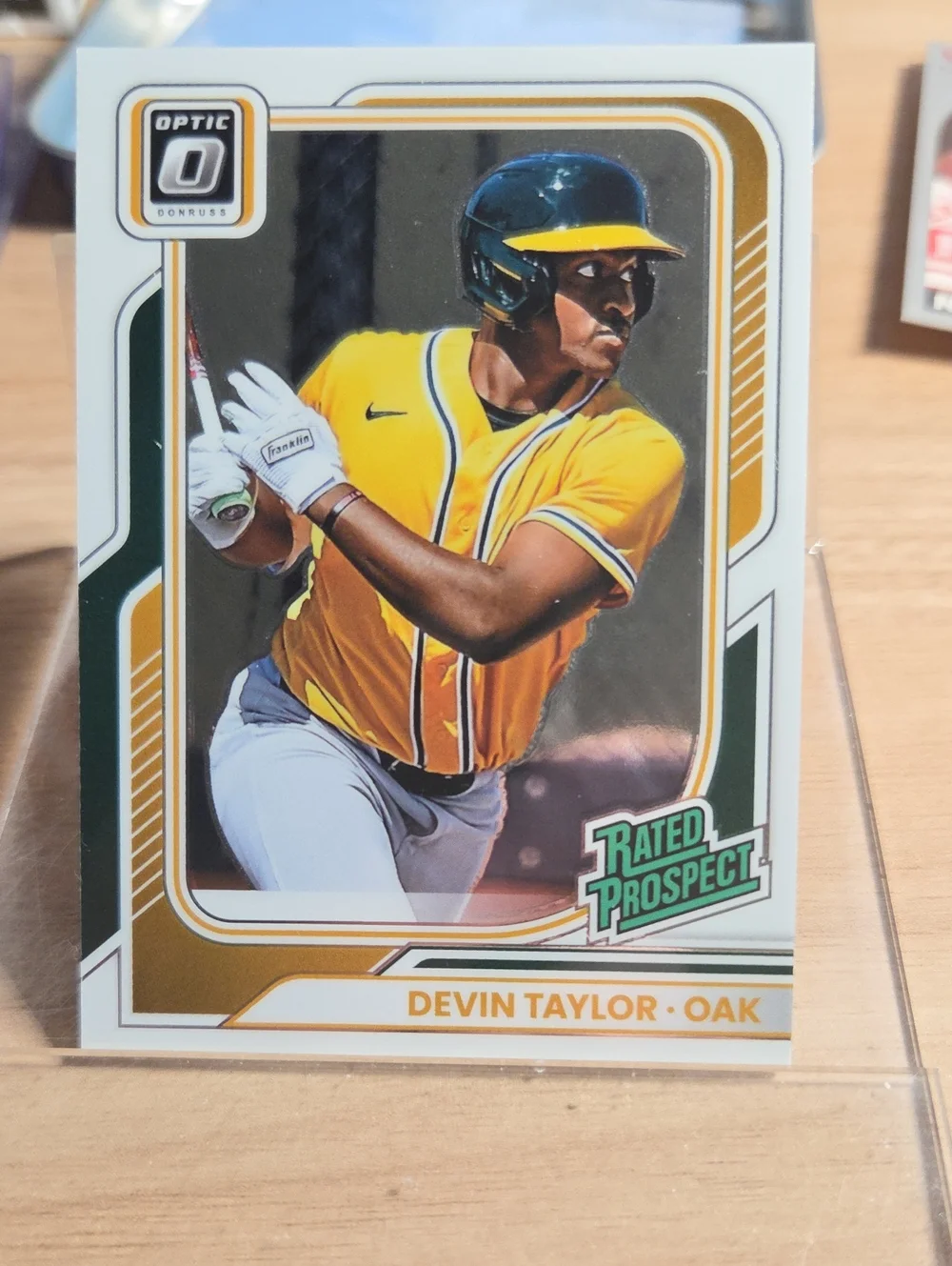 2026 Panini Donruss Optic Baseball Trading Card - Rated Prospect Devin Taylor